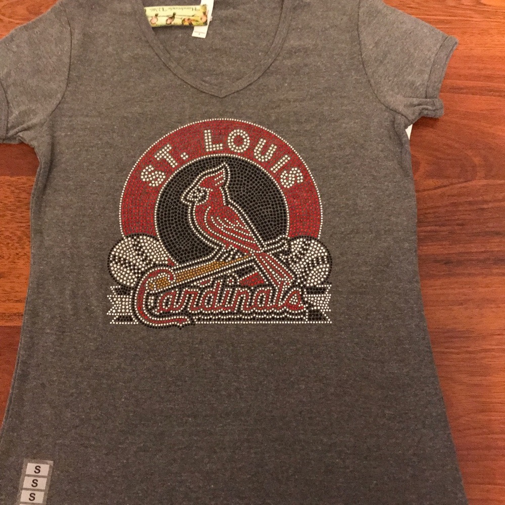 St. Louis Cardinals tee glitter